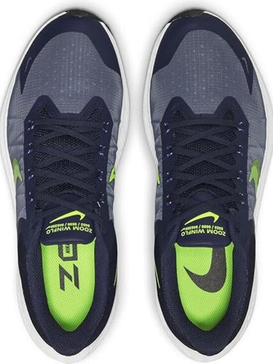 Nike Zoom Winflo 8 Midnight Navy Volt White Men\'s size 9 Running main image 7